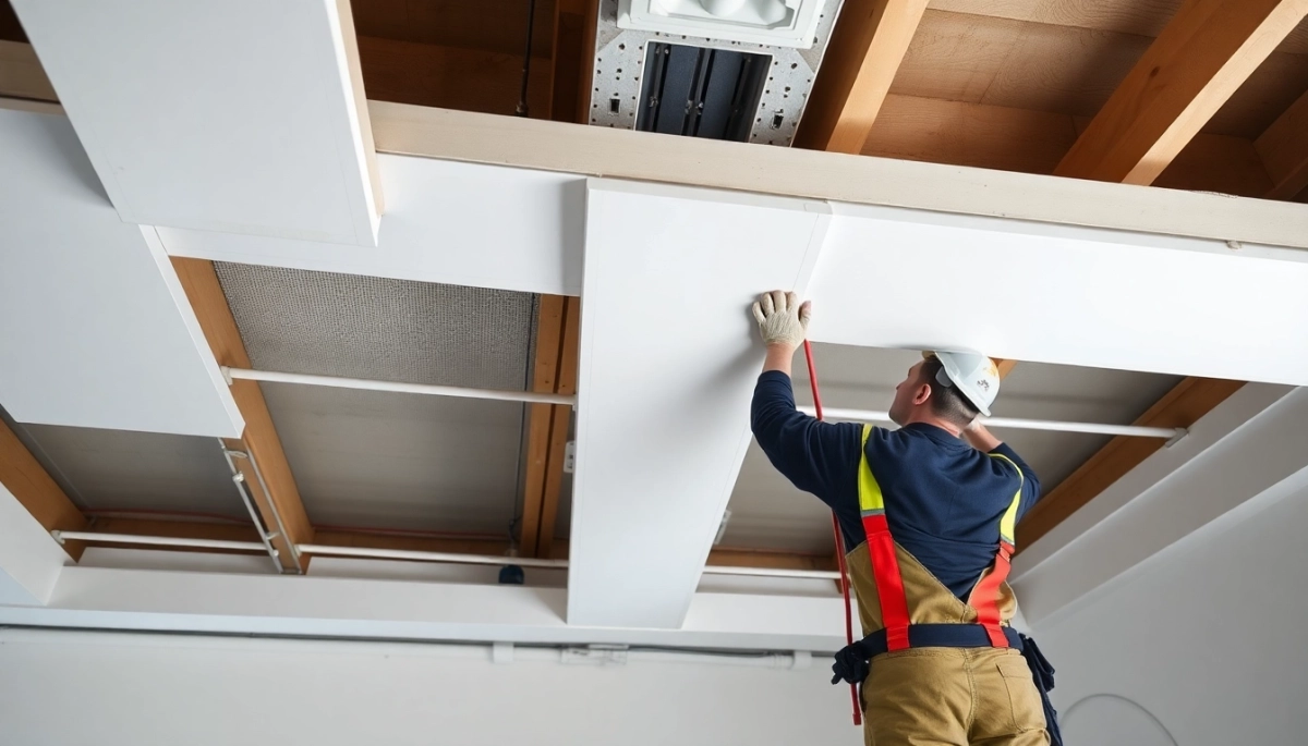 Jaki jest koszt robocizny sufitu podwieszanego Łódź