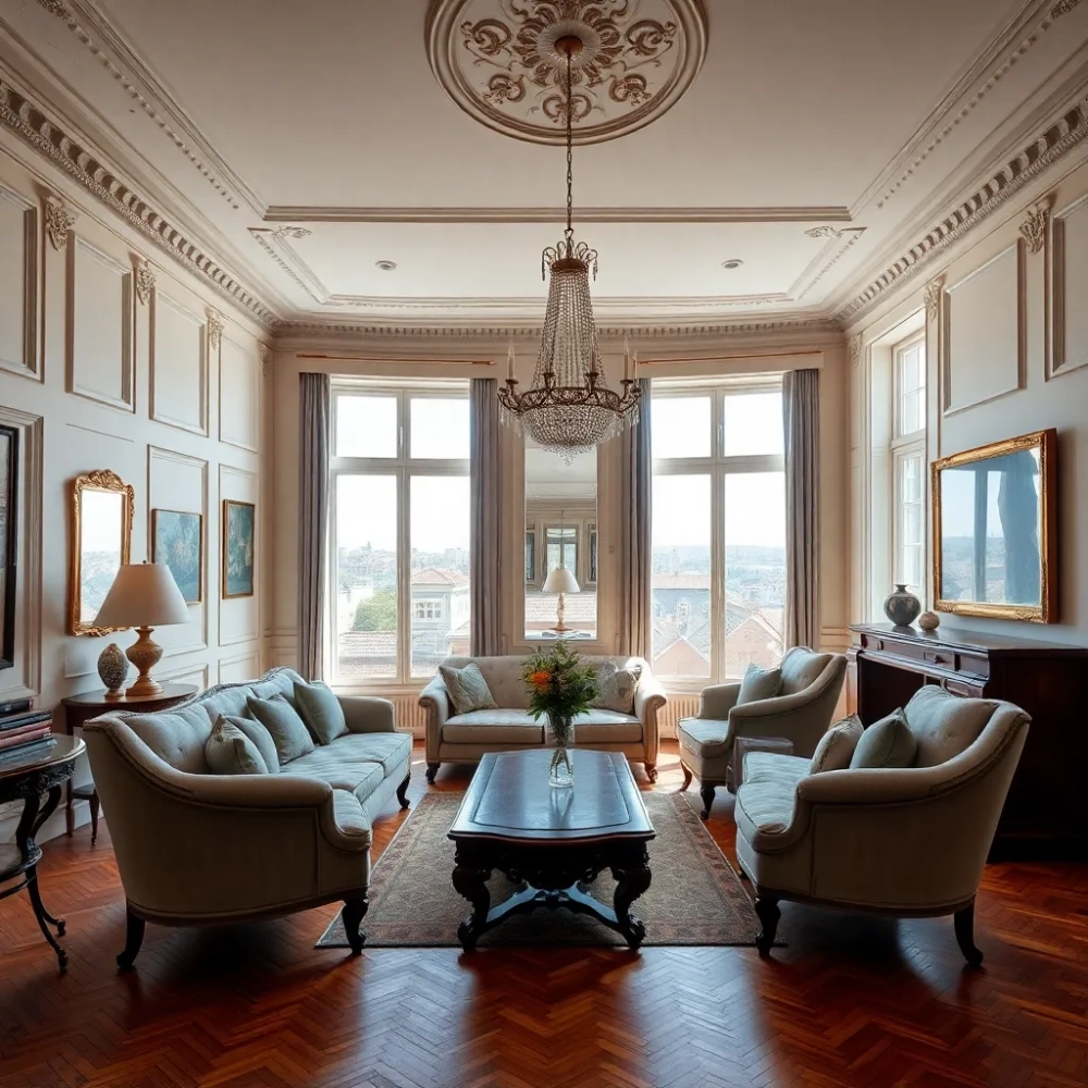 Klasyczne i eleganckie wykończenie mieszkania w Warszawie