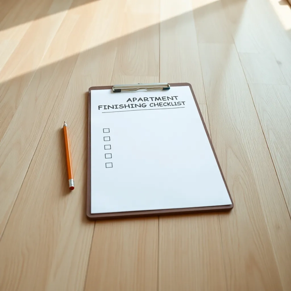 Wykończenie mieszkania checklista