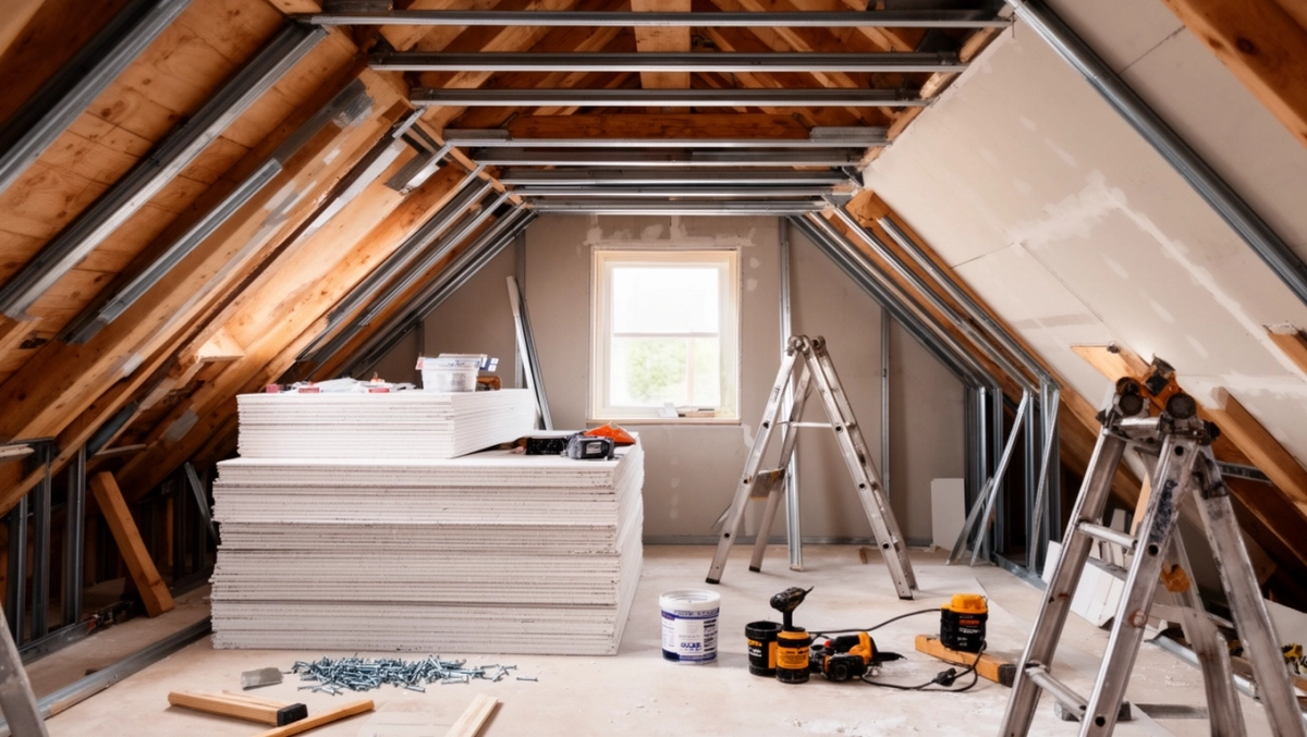 Zabudowa poddasza cena robocizny